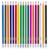 Карандаши цветные стираемые с ластиком ПИФАГОР "МАГИЯ", 18 цветов, пластиковые, 181575, 50 - фото 2597579