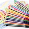 Карандаши цветные BRAUBERG "Бабочки", набор 18 цветов, трехгранные, корпус с полосками, 181286 - фото 2597838
