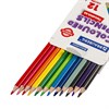 Карандаши цветные BRAUBERG PREMIUM, 12 цветов, трехгранные, грифель 3,3 мм, 181651 - фото 2599369
