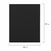 Холст на подрамнике черный BRAUBERG ART CLASSIC, 40х50см, 380 г/м, хлопок, мелкое зерно, 191651 - фото 2604435