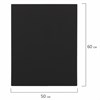 Холст на подрамнике черный BRAUBERG ART CLASSIC, 50х60см, 380 г/м, хлопок, мелкое зерно, 191652 - фото 2604513