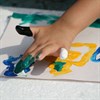 Краски пальчиковые для малышей от 1 года, 6 цветов (3 классических + 3 флуоресцентных) х 40 мл, BRAUBERG KIDS, 192279 - фото 2605027