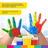 Краски пальчиковые для малышей от 1 года, 6 цветов (3 классических + 3 флуоресцентных) х 40 мл, BRAUBERG KIDS, 192279 - фото 2605815