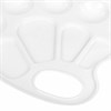 Палитра для рисования ПИФАГОР "ЭНИКИ-БЕНИКИ", белая, овальная, 10 ячеек (6 ячеек для красок и 4 для смешивания), 192352 - фото 2606824