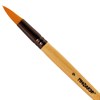 Кисть ПИФАГОР, СИНТЕТИКА, круглая, № 9, деревянная лакированная ручка, с колпачком, пакет с подвесом, 200849 - фото 2607053