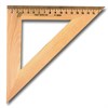 Треугольник деревянный, угол 45, 18 см, УЧД, С15 - фото 2608252