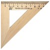 Треугольник деревянный, угол 45, 11 см, УЧД, С138 - фото 2608260
