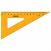 Набор чертежный средний ПИФАГОР (линейка 20 см, 2 треугольника, транспортир), прозрачный, неоновый, пакет, 210626 - фото 2609870