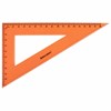 Набор чертежный большой BRAUBERG "FRUITY" (линейка 30 см, 2 треугольника, транспортир), ассорти, пенал, 210772 - фото 2610434