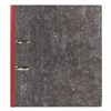 Папка-регистратор BRAUBERG, фактура стандарт, с мраморным покрытием, 75 мм, красный корешок, 220988 - фото 2610477