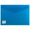Папка-конверт с кнопкой BRAUBERG, А4, до 100 листов, непрозрачная, синяя, СВЕРХПРОЧНАЯ 0,2 мм, 221362 - фото 2610629