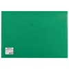 Папка-конверт с кнопкой BRAUBERG, А4, до 100 листов, непрозрачная, зеленая, СВЕРХПРОЧНАЯ 0,2 мм, 221363 - фото 2610782