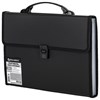 Папка-портфель пластиковая BRAUBERG А4 (332х245х35 мм), 13 отделений, черная, 221378 - фото 2610992