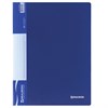 Папка 80 вкладышей BRAUBERG стандарт, синяя, 0,9 мм, 221607 - фото 2611025