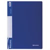 Папка 40 вкладышей BRAUBERG стандарт, синяя, 0,7 мм, 221603 - фото 2611092
