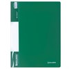 Папка 30 вкладышей BRAUBERG стандарт, зеленая, 0,6 мм, 221597 - фото 2611150