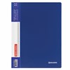 Папка 60 вкладышей BRAUBERG стандарт, синяя, 0,8 мм, 221605 - фото 2611207