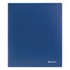 Папка на 2 кольцах BRAUBERG "Стандарт", 40 мм, синяя, до 300 листов, 0,9 мм, 221617 - фото 2611209