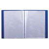 Папка 80 вкладышей BRAUBERG стандарт, синяя, 0,9 мм, 221607 - фото 2611254