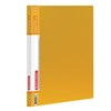 Папка с боковым металлическим прижимом и внутренним карманом BRAUBERG "Contract", желтая, до 100 л., 0,7 мм, бизнес-класс, 221790 - фото 2611342