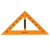 Набор чертежный для классной доски (2 треугольника, транспортир, циркуль, линейка 100 см), BRAUBERG, 210383 - фото 2611407