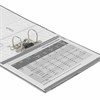 Папка-регистратор BRAUBERG, фактура стандарт, с мраморным покрытием, 50 мм, черный корешок, 220982 - фото 2611549