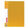 Папка с боковым металлическим прижимом и внутренним карманом BRAUBERG "Contract", желтая, до 100 л., 0,7 мм, бизнес-класс, 221790 - фото 2611570