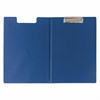 Папка-планшет BRAUBERG, А4 (340х240 мм), с прижимом и крышкой, картон/ПВХ, РОССИЯ, синяя, 221489 - фото 2611601