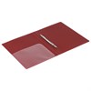 Папка с металлическим скоросшивателем и внутренним карманом BRAUBERG "Диагональ", темно-красная, до 100 листов, 0,6 мм, 221355 - фото 2611648