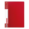 Папка с боковым металлическим прижимом и внутренним карманом BRAUBERG "Contract", красная, до 100 л., 0,7 мм, бизнес-класс, 221788 - фото 2611686