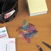 Скрепки BRAUBERG, 28 мм, цветные, 100 шт., в пластиковой коробке, 221111 - фото 2611775