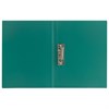 Папка с боковым металлическим прижимом BRAUBERG стандарт, зеленая, до 100 листов, 0,6 мм, 221627 - фото 2611831