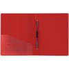 Папка с металлическим скоросшивателем и внутренним карманом BRAUBERG "Contract", красная, до 100 л., 0,7 мм, бизнес-класс, 221783 - фото 2611846