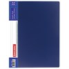 Папка с боковым металлическим прижимом и внутренним карманом BRAUBERG "Contract", синяя, до 100 л., 0,7 мм, бизнес-класс, 221787 - фото 2611871