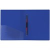 Папка с металлическим скоросшивателем и внутренним карманом BRAUBERG "Contract", синяя, до 100 л., 0,7 мм, бизнес-класс, 221782 - фото 2611919