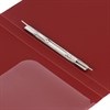 Папка с металлическим скоросшивателем и внутренним карманом BRAUBERG "Диагональ", темно-красная, до 100 листов, 0,6 мм, 221355 - фото 2612036