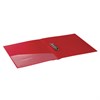 Папка с боковым металлическим прижимом и внутренним карманом BRAUBERG "Contract", красная, до 100 л., 0,7 мм, бизнес-класс, 221788 - фото 2612047