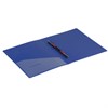 Папка с металлическим скоросшивателем и внутренним карманом BRAUBERG "Contract", синяя, до 100 л., 0,7 мм, бизнес-класс, 221782 - фото 2612270