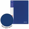 Папка 60 вкладышей BRAUBERG стандарт, синяя, 0,8 мм, 221605 - фото 2612699