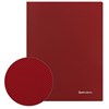 Папка с металлическим скоросшивателем и внутренним карманом BRAUBERG "Диагональ", темно-красная, до 100 листов, 0,6 мм, 221355 - фото 2612769