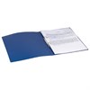 Папка на 2 кольцах BRAUBERG "Office", 21 мм, синяя, до 120 листов, 0,5 мм, 221611 - фото 2612827