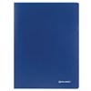 Папка 40 вкладышей BRAUBERG "Office", синяя, 0,6 мм, 222634 - фото 2612890