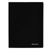 Папка 100 вкладышей BRAUBERG "Office", черная, 0,8 мм, 222641 - фото 2612971