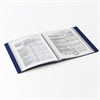Папка 80 вкладышей BRAUBERG стандарт, синяя, 0,9 мм, 221607 - фото 2612998