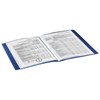 Папка 40 вкладышей BRAUBERG "Contract", синяя, вкладыши-антиблик, 0,7 мм, бизнес-класс, 221777 - фото 2613000