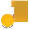 Папка с боковым металлическим прижимом и внутренним карманом BRAUBERG "Contract", желтая, до 100 л., 0,7 мм, бизнес-класс, 221790 - фото 2613020