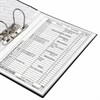 Папка-регистратор BRAUBERG с покрытием из ПВХ, 50 мм, черная (удвоенный срок службы), 220886 - фото 2613058