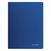 Папка с пластиковым скоросшивателем BRAUBERG "Office", синяя, до 100 листов, 0,5 мм, 222644 - фото 2613110