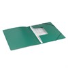 Папка на резинках BRAUBERG, стандарт, зеленая, до 300 листов, 0,5 мм, 221621 - фото 2613130