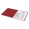 Папка с металлическим скоросшивателем BRAUBERG стандарт, красная, до 100 листов, 0,6 мм, 221632 - фото 2613171